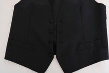 Load image into Gallery viewer, Dolce & Gabbana Elegant Slim Fit Formal Vest in Black