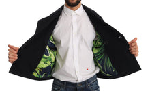 Load image into Gallery viewer, Dolce & Gabbana Elegant Dark Blue Trench Coat Jacket