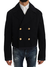 Load image into Gallery viewer, Dolce & Gabbana Elegant Dark Blue Trench Coat Jacket