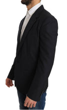 Load image into Gallery viewer, Dolce & Gabbana Elegant Slim Fit Striped Wool Silk Blazer