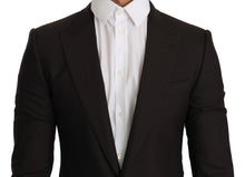Load image into Gallery viewer, Dolce & Gabbana Sleek Slim Brown Virgin Wool Blazer Jacket