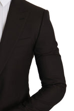 Load image into Gallery viewer, Dolce & Gabbana Sleek Slim Brown Virgin Wool Blazer Jacket