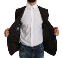 Load image into Gallery viewer, Dolce & Gabbana Sleek Slim Brown Virgin Wool Blazer Jacket