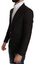 Load image into Gallery viewer, Dolce & Gabbana Sleek Slim Brown Virgin Wool Blazer Jacket