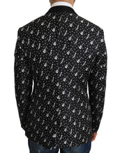 Load image into Gallery viewer, Dolce & Gabbana Polka Dot Jazz Print Slim Fit Blazer