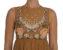 Load image into Gallery viewer, Dolce & Gabbana Exquisite Gold Silk A-line Dress