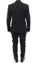 Load image into Gallery viewer, Dolce & Gabbana Elegant Black Striped Wool-Silk Blend Suit