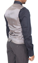 Load image into Gallery viewer, Dolce & Gabbana Elegant Gray Striped Dress Vest