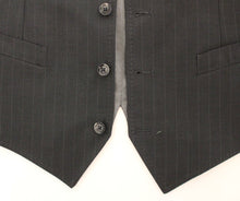 Load image into Gallery viewer, Dolce & Gabbana Elegant Gray Striped Dress Vest