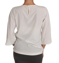 Load image into Gallery viewer, Dolce & Gabbana Elegant Silk Blend Crewneck Blouse