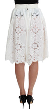 Load image into Gallery viewer, Dolce & Gabbana Elegant Floral Ricamo Silk Skirt