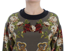 Load image into Gallery viewer, Dolce & Gabbana Enchanted Sicily Silk Crewneck Blouse