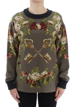 Load image into Gallery viewer, Dolce & Gabbana Enchanted Sicily Silk Crewneck Blouse