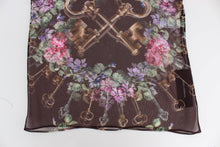 Load image into Gallery viewer, Dolce & Gabbana Elegant Floral Silk Blouse with Cap Sleeves