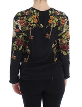 Load image into Gallery viewer, Dolce & Gabbana Elegant Medieval Print Silk Blouse