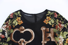 Load image into Gallery viewer, Dolce & Gabbana Elegant Medieval Print Silk Blouse