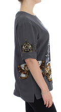 Load image into Gallery viewer, Dolce & Gabbana Enchanted Sicily Silk Blouse with Knight Print