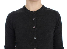 Load image into Gallery viewer, Dolce & Gabbana Elegant Gray Wool Cardigan Sweater