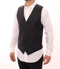 Load image into Gallery viewer, Dolce & Gabbana Elegant Gray Striped Dress Vest