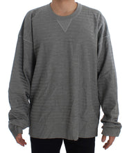 Load image into Gallery viewer, Dolce & Gabbana Elegant Gray Silk Crewneck Pullover Sweater