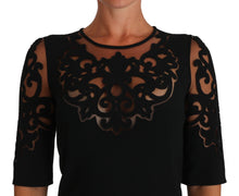 Load image into Gallery viewer, Dolce & Gabbana Elegant Black Cut-Out Detail Dress