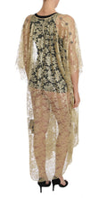 Load image into Gallery viewer, Dolce & Gabbana Golden Floral Lace Kaftan Sundress