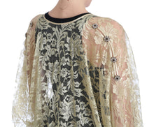 Load image into Gallery viewer, Dolce & Gabbana Golden Floral Lace Kaftan Sundress