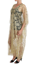 Load image into Gallery viewer, Dolce & Gabbana Golden Floral Lace Kaftan Sundress