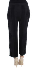 Load image into Gallery viewer, Dolce & Gabbana Black Cotton Stretch Torero Capris Pants
