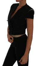 Load image into Gallery viewer, Dolce & Gabbana Chic Black Cropped Blazer Coat