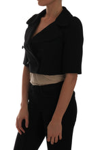 Load image into Gallery viewer, Dolce & Gabbana Chic Black Cropped Double Breasted Blazer