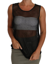 Load image into Gallery viewer, Dolce & Gabbana Elegant Black Mesh Sleeveless Blouse Top