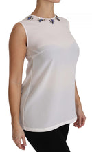 Load image into Gallery viewer, Dolce & Gabbana Fairy Tale Crystal-Embellished Silk Blouse