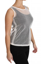 Load image into Gallery viewer, Dolce & Gabbana Elegant White Sheer Sleeveless Top