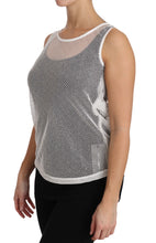 Load image into Gallery viewer, Dolce & Gabbana Elegant White Sheer Sleeveless Top