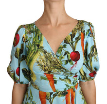 Load image into Gallery viewer, Dolce & Gabbana Vegetable Print Silk Top Extravaganza
