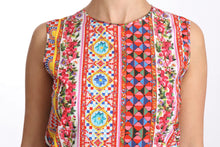 Load image into Gallery viewer, Dolce & Gabbana Carretto Print Pure Cotton Tank Top