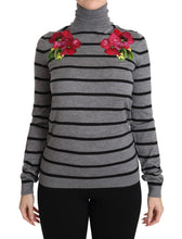 Load image into Gallery viewer, Dolce & Gabbana Elegant Embroidered Cashmere-Silk Sweater