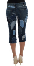 Load image into Gallery viewer, Dolce & Gabbana Chic Blue Patchwork Denim Shorts
