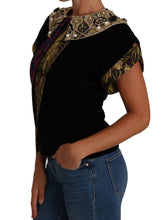 Load image into Gallery viewer, Dolce & Gabbana Embellished Velvet Jaquard Short Jacket