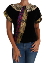 Load image into Gallery viewer, Dolce & Gabbana Embellished Velvet Jaquard Short Jacket