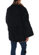 Load image into Gallery viewer, Dolce & Gabbana Elegant Black Lamb Fur Short Coat