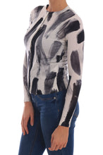 Load image into Gallery viewer, Dolce & Gabbana Elegant Silk Stroke-Pattern Sweater