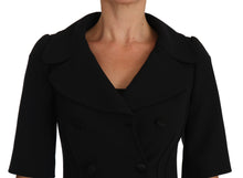 Load image into Gallery viewer, Dolce & Gabbana Elegant Black Cropped Wool Blazer