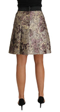 Load image into Gallery viewer, Dolce & Gabbana Floral Jacquard A-Line Skirt Delight