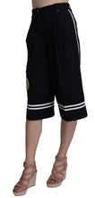 Load image into Gallery viewer, Dolce & Gabbana Elegant High Waist Black Cotton Pants