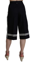 Load image into Gallery viewer, Dolce & Gabbana Elegant High Waist Black Cotton Pants