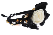 Load image into Gallery viewer, Dolce & Gabbana Elegant Crystal-Embellished Silk Diadem