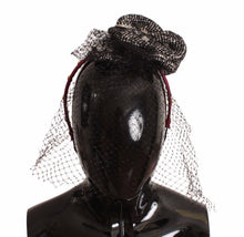Load image into Gallery viewer, Dolce & Gabbana Pink Silk Crystal-Studded Headband