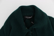 Load image into Gallery viewer, Dolce & Gabbana Elegant Green Cashmere Cardigan Sweater